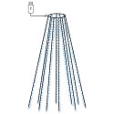 LAMPKI NA CHOINKĘ 500 NIEBIESKICH LED 500CM WEWN./ZEWN.