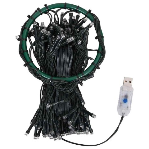 LAMPKI NA CHOINKĘ 500 NIEBIESKICH LED 500CM WEWN./ZEWN.