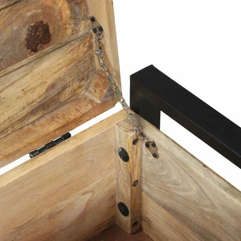 SKRZYNIE DO PRZECHOWYWANIA 80X30X30CM LITE DREWNO MANGO
