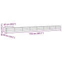 DONICA ANTRACYT 770X50X45CM STAL GALWANIZOWANA