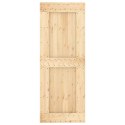 DRZWI PRZESUWNE NATURALNE I BIAŁE 80X210CM