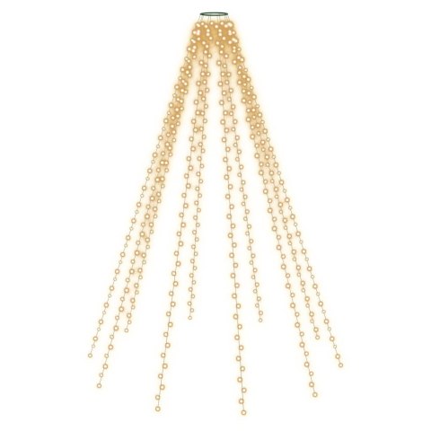 POŁĄCZONE LAMPKI CHOINKOWE SIATKA 500 LED 500CM