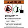 PODSTAWKA POD MONITOR / TELEWIZOR SZKLANA 100X30X13CM
