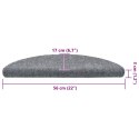 SAMOPRZYLEPNE NAKŁADKI NA SCHODY 10 SZT JASNOSZARE 56X17X3CM