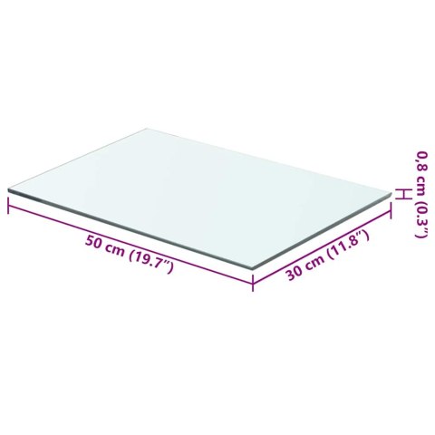 SZKLANY BEZBARWNY PANEL 50X30CM
