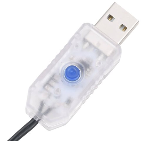 SZNUR LAMPEK LED 150 KOLOROWYCH PASTELOWYCH DIOD 15 M PVC