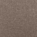 ZAGŁÓWEK DO ŁÓŻKA Z LED TAUPE 90X5X118/128CM TKANINA