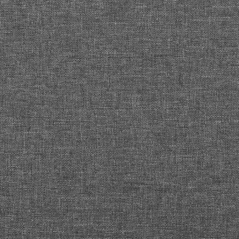 ŁÓŻKO KONTYNENTALNE Z MATERACEM CIEMNOSZARA TKANINA 140X200CM