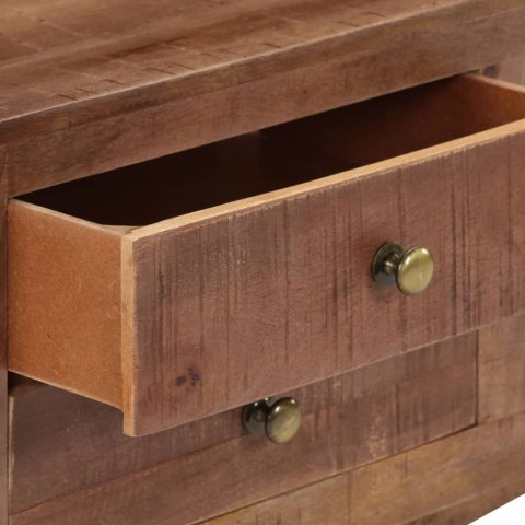 SZAFKA POD TELEWIZOR 110X30X40CM SUROWE DREWNO MANGO