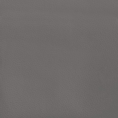 ŁÓŻKO KONTYNENTALNE Z MATERACEM, SZARE, EKOSKÓRA 100X200 CM