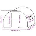 FOLIA NA TUNEL OGRODOWY POSZYCIE DO SZKLARNI 4,5M² 3X1,5X2M