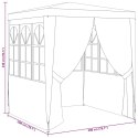 NAMIOT IMPREZOWY ZE ŚCIANKAMI 2X2M NIEBIESKI 90G/M²