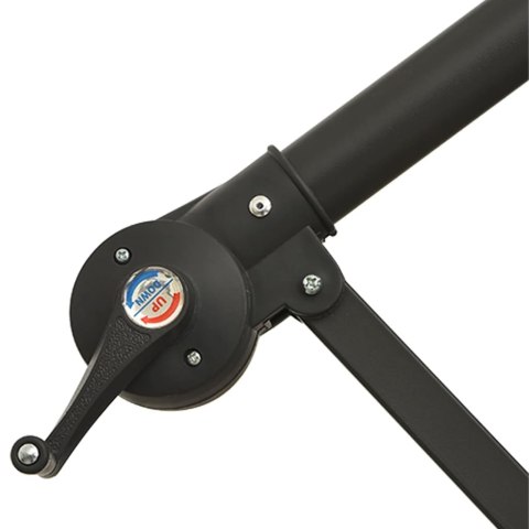 PARASOL OGRODOWY Z LED WISZĄCY NIEBIESKI 350CM