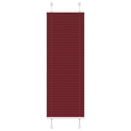ROLETA PLISOWANA BORDOWY CZERWONY 40X100CM SZEROKOŚĆ TKANINY