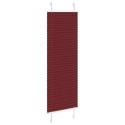 ROLETA PLISOWANA BORDOWY CZERWONY 40X100CM SZEROKOŚĆ TKANINY