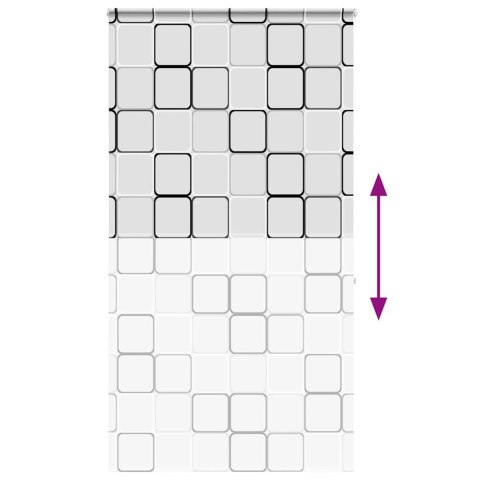 ROLETA PRYSZNICOWA Z KASETĄ 140X240CM SZEROKOŚĆ TKANINY 136CM