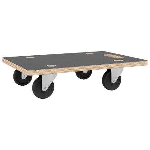 PLATFORMY TRANSPORTOWE 2 SZT. PROSTOKĄTNE 80X55X11,5CM 250 KG