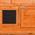 KLATKA DLA KRÓLIKA 140X63X120CM DREWNO JODŁOWE