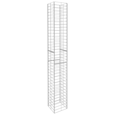 KOSZE GABIONOWE 3 SZT. GALWANIZOWANA STAL 25X25X197CM