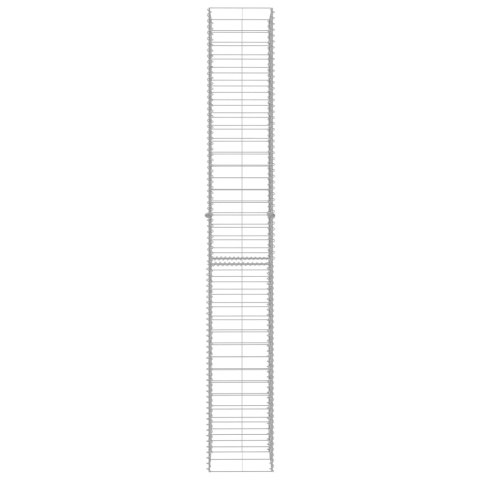 KOSZE GABIONOWE 3 SZT. GALWANIZOWANA STAL 25X25X197CM