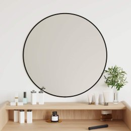 LUSTRO ŚCIENNE CZARNE Ø 60CM OKRĄGŁE