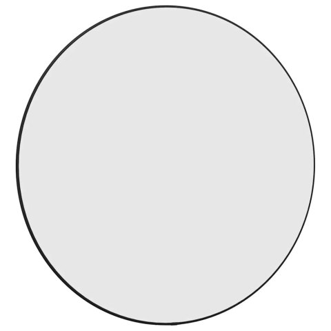 LUSTRO ŚCIENNE CZARNE Ø 60CM OKRĄGŁE