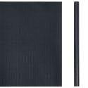OSŁONA NA OGRODZENIE OGRODOWE PVC 35X0,19 M CIEMNOSZARA MAT