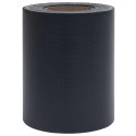 OSŁONA NA OGRODZENIE OGRODOWE PVC 35X0,19 M CIEMNOSZARA MAT