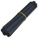 OSŁONA NA OGRODZENIE OGRODOWE PVC 35X0,19 M CIEMNOSZARA MAT
