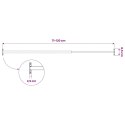 REGULOWANE BARIERKI ZABEZPIECZAJĄCE OKNO 3 SZT. 710-1200 MM