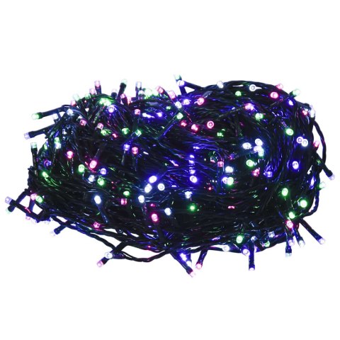 SZNUR LAMPEK LED 300 KOLOROWYCH PASTELOWYCH DIOD 30 M PVC