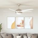 WENTYLATOR SUFITOWY Z LAMPĄ 128CM BIAŁY