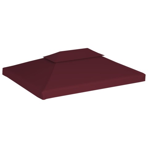 ZADASZENIE ALTANY 2-POZIOMOWE 310 G/M² 4X3 M BORDOWE