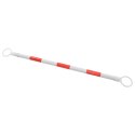 2 ROZKŁADANE BARIERKI NA PACHOŁKI DROGOWE PLASTIK 116-197CM