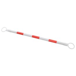 2 ROZKŁADANE BARIERKI NA PACHOŁKI DROGOWE PLASTIK 116-197CM