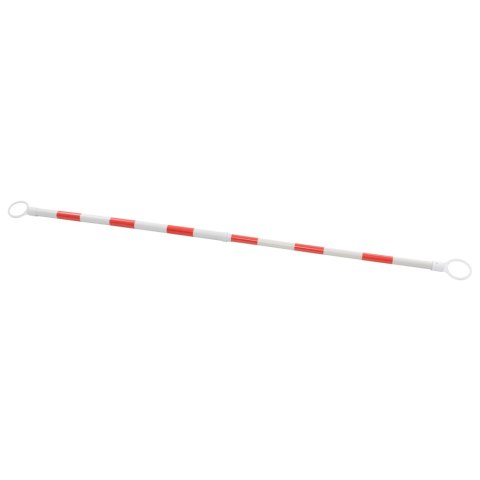 2 ROZKŁADANE BARIERKI NA PACHOŁKI DROGOWE PLASTIK 116-197CM