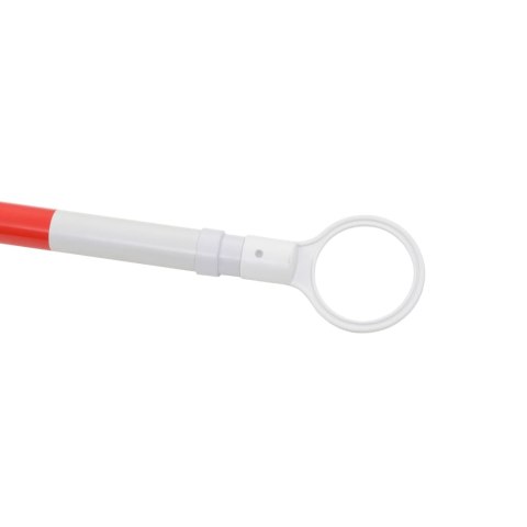 2 ROZKŁADANE BARIERKI NA PACHOŁKI DROGOWE PLASTIK 116-197CM