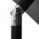3-POZIOMOWY PARASOL NA ALUMINIOWYM SŁUPKU ANTRACYT 2,5X2,5M
