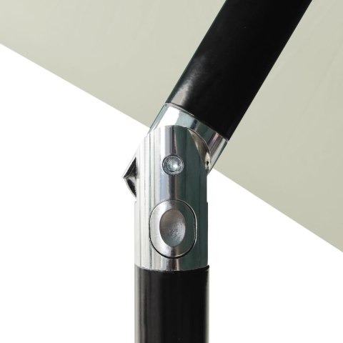 3-POZIOMOWY PARASOL NA ALUMINIOWYM SŁUPKU PIASKOWY 2M