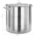 GARNEK 50 L 40X40CM STAL NIERDZEWNA