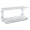 KARMNIKI DLA PTAKÓW NA PARAPET 2 SZT. AKRYL 30X12X15CM