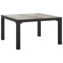 OGRODOWY STOLIK KAWOWY SZARY 55X55X31CM DPC I STAL