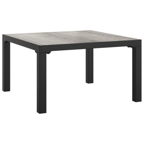 OGRODOWY STOLIK KAWOWY SZARY 55X55X31CM DPC I STAL