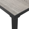OGRODOWY STOLIK KAWOWY SZARY 55X55X31CM DPC I STAL