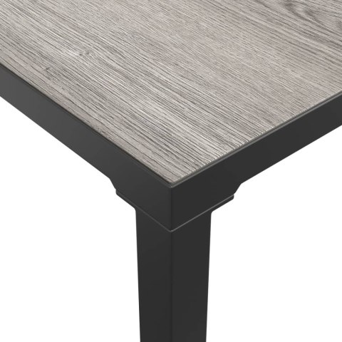 OGRODOWY STOLIK KAWOWY SZARY 55X55X31CM DPC I STAL