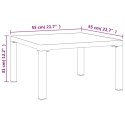 OGRODOWY STOLIK KAWOWY SZARY 55X55X31CM DPC I STAL