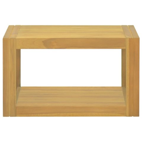 PÓŁKA DO ŁAZIENKI 60X45X35CM LITE DREWNO TEKOWE