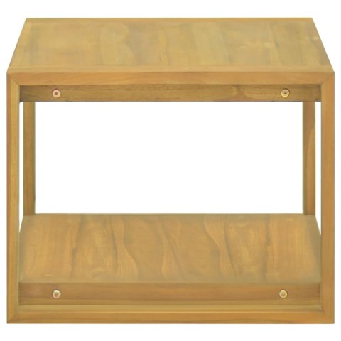 PÓŁKA DO ŁAZIENKI 60X45X35CM LITE DREWNO TEKOWE
