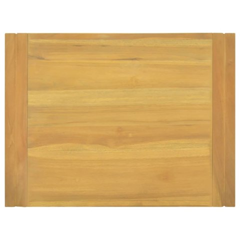 PÓŁKA DO ŁAZIENKI 60X45X35CM LITE DREWNO TEKOWE