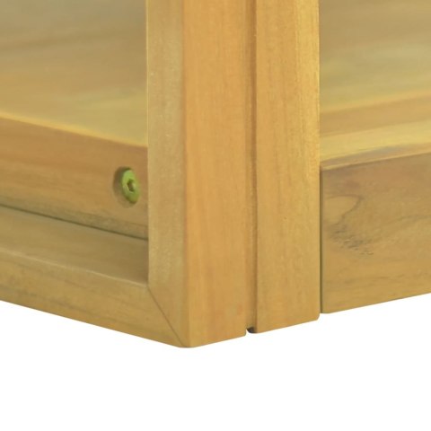 PÓŁKA DO ŁAZIENKI 60X45X35CM LITE DREWNO TEKOWE